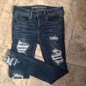 American Eagle Distressed Skinny Jeans